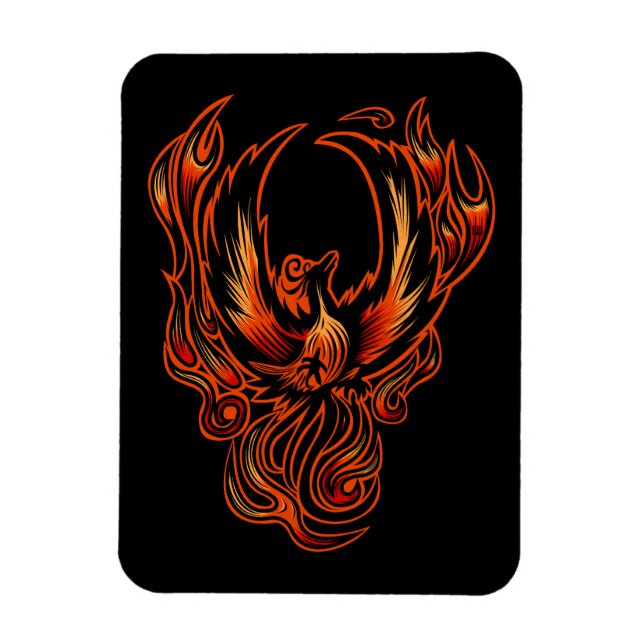 Magnet Flexible Oiseau De Feu (Vertical)