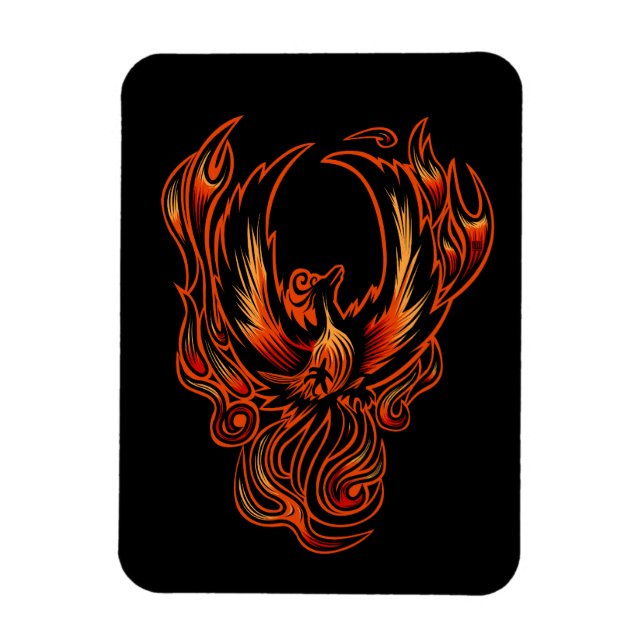 Magnet Flexible Oiseau De Feu (Vertical)