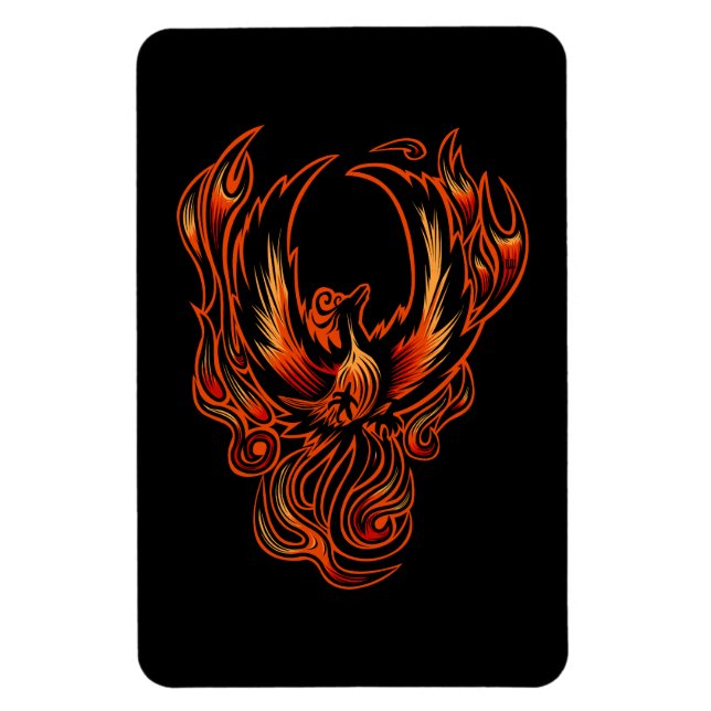 Magnet Flexible Oiseau De Feu (Vertical)