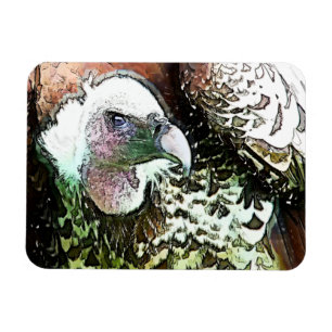 MAGNET FLEXIBLE OISEAU DE PREY VULTURE