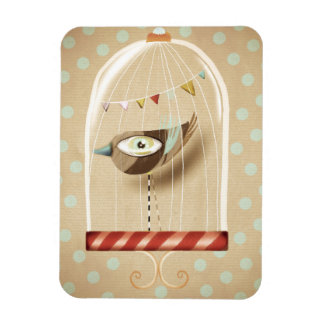 Magnet Flexible Oiseau en cage