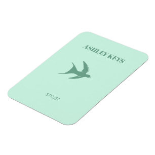 Magnet Flexible Oiseau turquoise