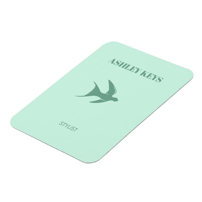 Magnet Flexible Oiseau turquoise (Côté Gauche)