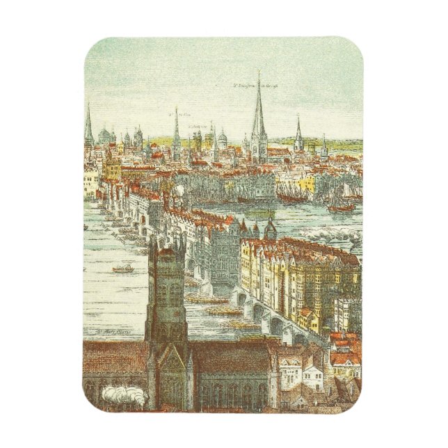 Magnet Flexible Old London Bridge, Angleterre (Vertical)