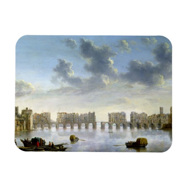 Magnet Flexible Old London Bridge (pétrole), c.1630 (Horizontal)