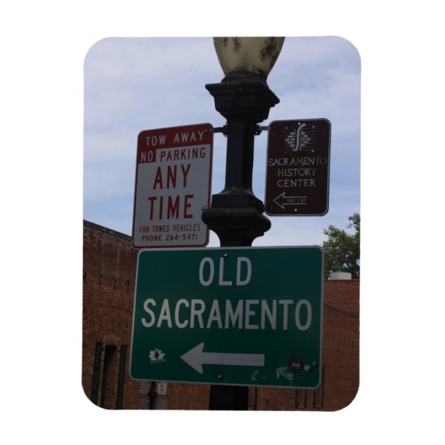 Magnet Flexible Old Sacramento (Vertical)