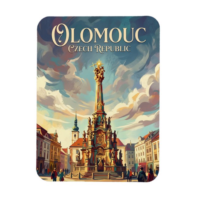Magnet Flexible Olomouc République tchèque (Vertical)