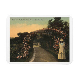 Magnet Flexible Omaha Nebraska 1913 Hanscom Park Vintage