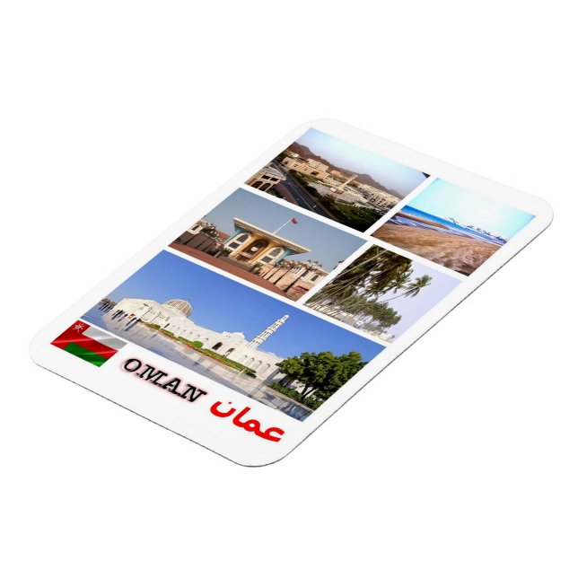 Magnet Flexible Oman - Mosaïque - Aimant (Côté Gauche)