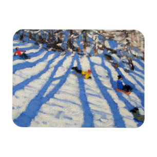 Magnet Flexible Ombres de l'arbre Morzine