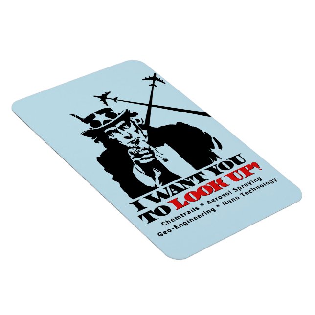 Magnet Flexible Oncle Sam dit que je veux que vous cherchiez (Côté Droit)