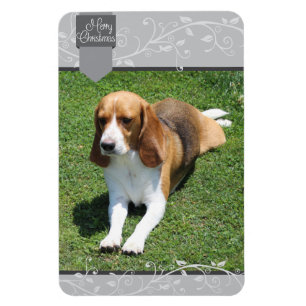 Magnet Flexible Onglet Argent & Joyeux Noël