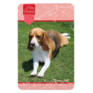 Magnet Flexible Onglet rouge et savourer Joyeux Aimant de Noël