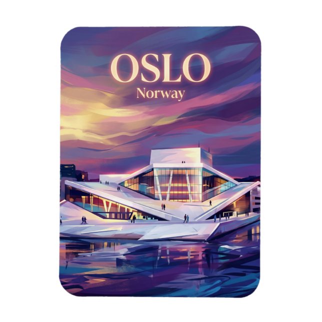 Magnet Flexible Opéra d'Oslo Norvège (Vertical)