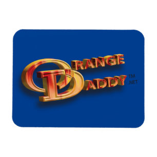 Magnet Flexible Orange Daddy 3D