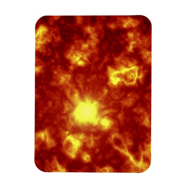 Magnet Flexible Orange et jaune (Vertical)