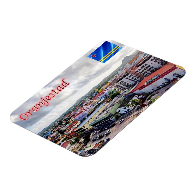 Magnet Flexible Oranjestad - Aruba (Côté Gauche)