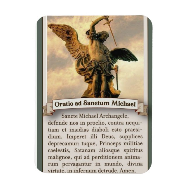Magnet Flexible Oratio Ad Sanctum Michael (Vertical)