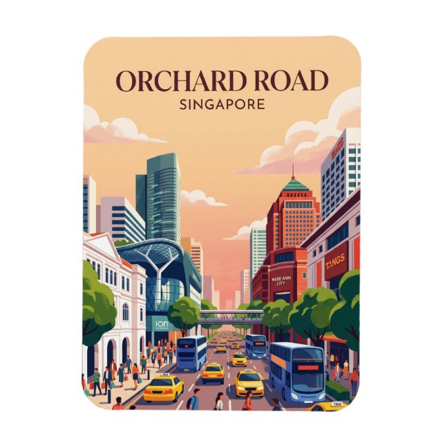 Magnet Flexible Orchard Road Singapour (Vertical)