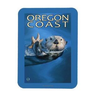 Magnet Flexible Oregon Coast Sea Otter