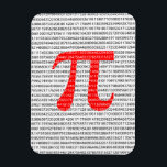Magnet Flexible Original red number pi day mathematical symbol<br><div class="desc">Original red number pi day mathematical symbol</div>