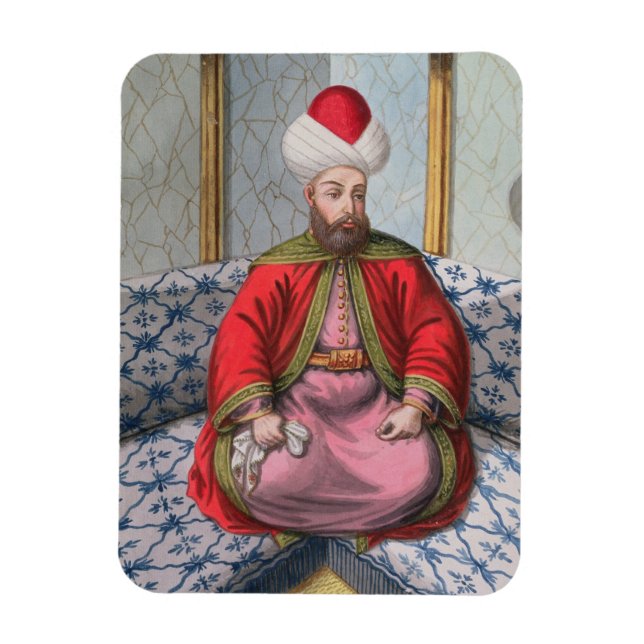 Magnet Flexible Orkhan (1288-1359), Sultan 1326-59, tiré de 'A Ser (Vertical)