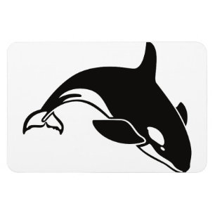 Magnet Flexible Orque Baleine Eau Paix Amour Nature Destinée