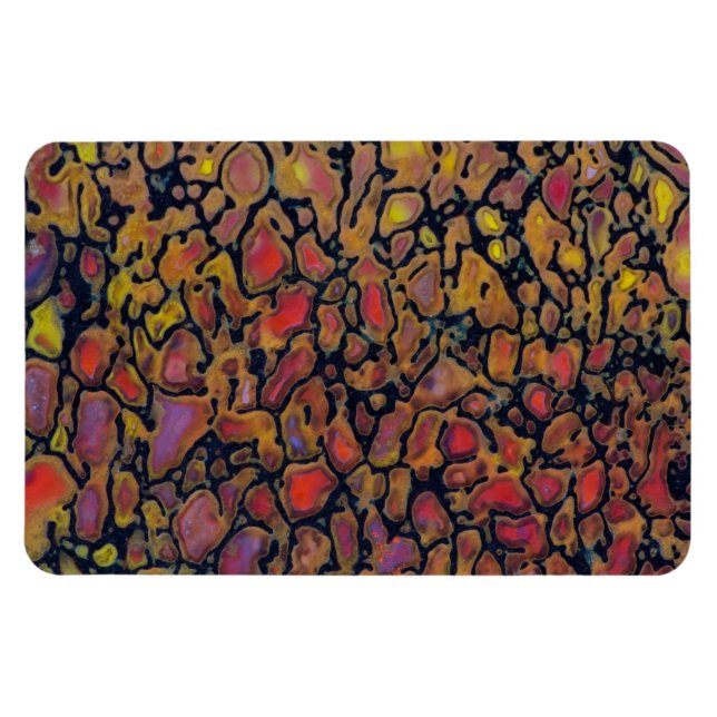 Magnet Flexible Os de dinosaure à motifs (Horizontal)