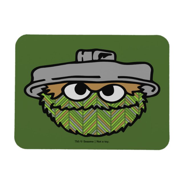 Magnet Flexible Oscar le Grouch | Rétro des années 80 (Horizontal)