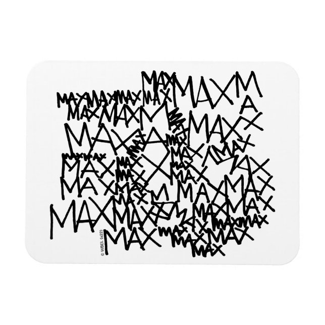 Magnet Flexible Où sont les choses sauvages | Max répété (Horizontal)