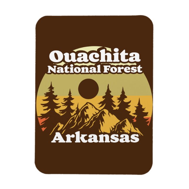 Magnet Flexible Ouachita Forêt Nationale Arkansas (Vertical)