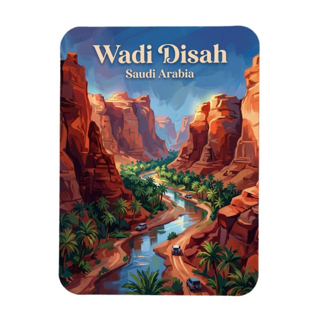 Magnet Flexible Oued Disah Arabie Saoudite (Vertical)