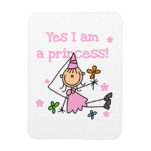 Magnet Flexible Oui, je suis Princesse