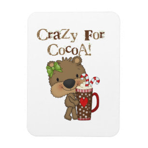 Magnet Flexible Ours de fille fou pour le cacao