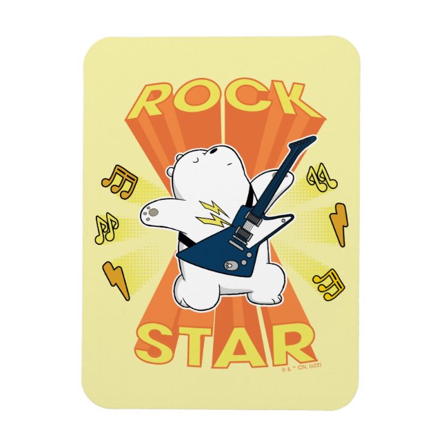 Magnet Flexible Ours de glace - Rock Star (Vertical)