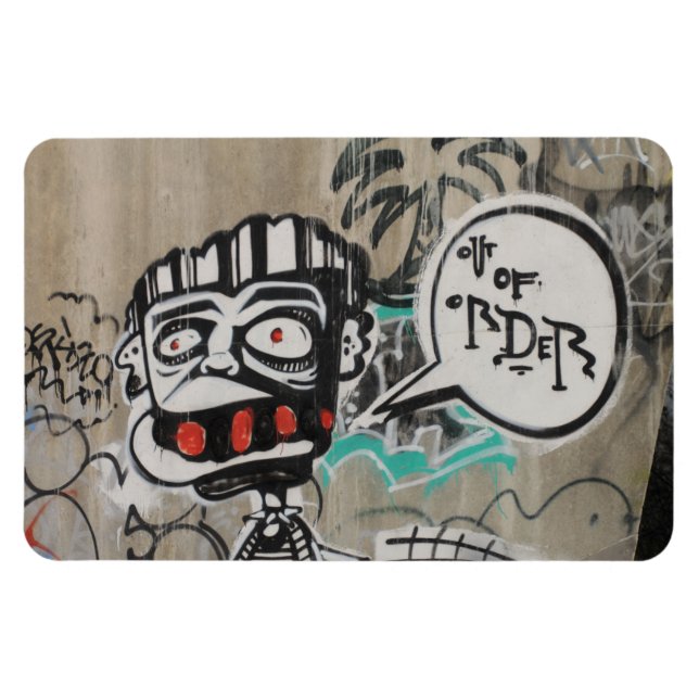 Magnet Flexible Out Of Order Graffiti (Horizontal)