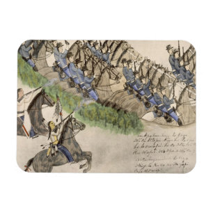 Magnet Flexible Ouverture de la bataille de la petite corne (encre