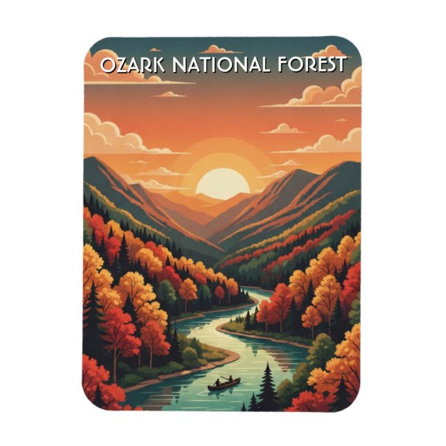 Magnet Flexible Ozark National Forest Arkansas (Vertical)