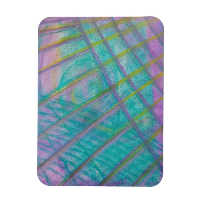 Magnet Flexible P34 Art Abstrait Coloré Unique (Vertical)