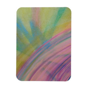 Magnet Flexible P9 Art Abstrait Coloré Unique