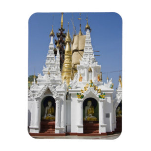 Magnet Flexible Pagode de Shwedagon (Paya), grand site de temples 