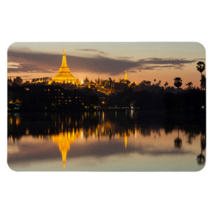 Magnet Flexible Pagode Shwedagon, Myanmar, Yangon