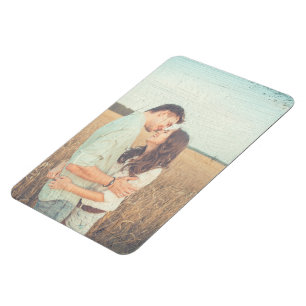 Magnet Flexible Painting Brush Strokes Painted Overlay Photo