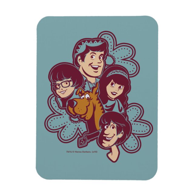 Magnet Flexible Paisely Flower Scooby-Doo et le Gang (Vertical)