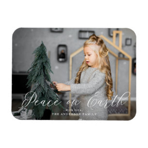 Magnet Flexible Paix Élégante Photo de Fêtes