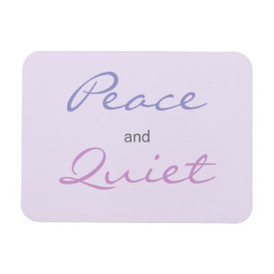 Magnet Flexible Paix et mots tranquilles (Lilac)