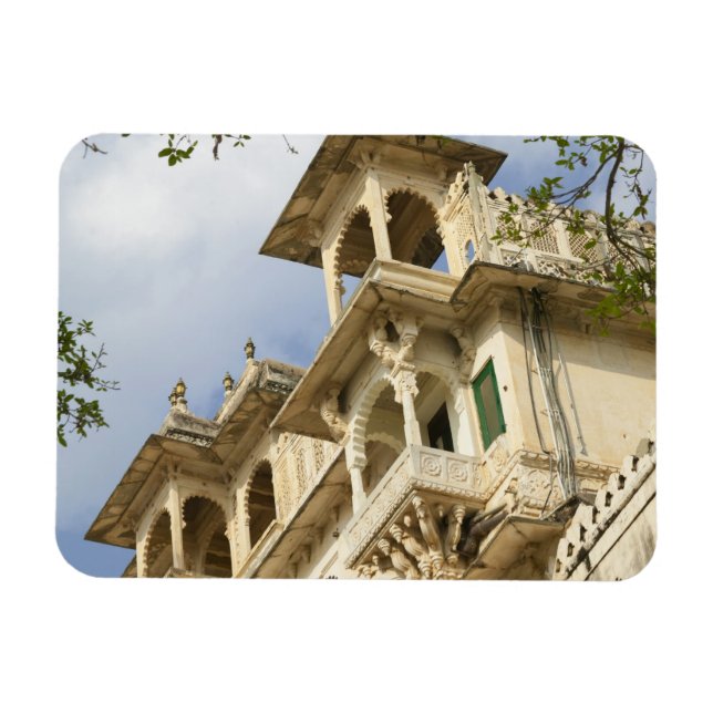 Magnet Flexible Palais de la ville, Udaipur, Rajasthan, Inde (Horizontal)