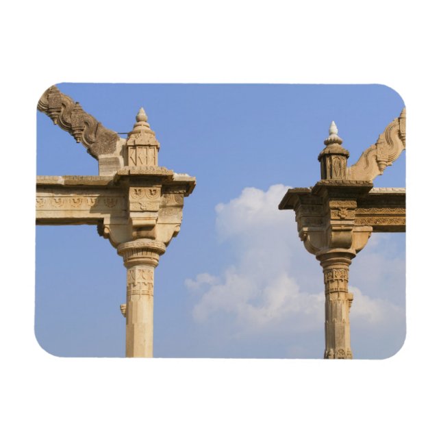 Magnet Flexible Palais de la ville, Udaipur, Rajasthan, Inde 2 (Horizontal)
