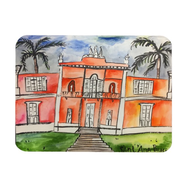 Magnet Flexible Palais de Sant'Ana Açores Ponta Delgalda São Migue (Horizontal)