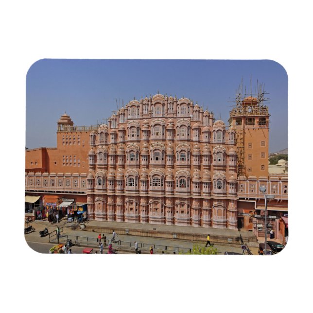 Magnet Flexible Palais des Vents (Hawa Mahal), Jaipur, Inde, (Horizontal)